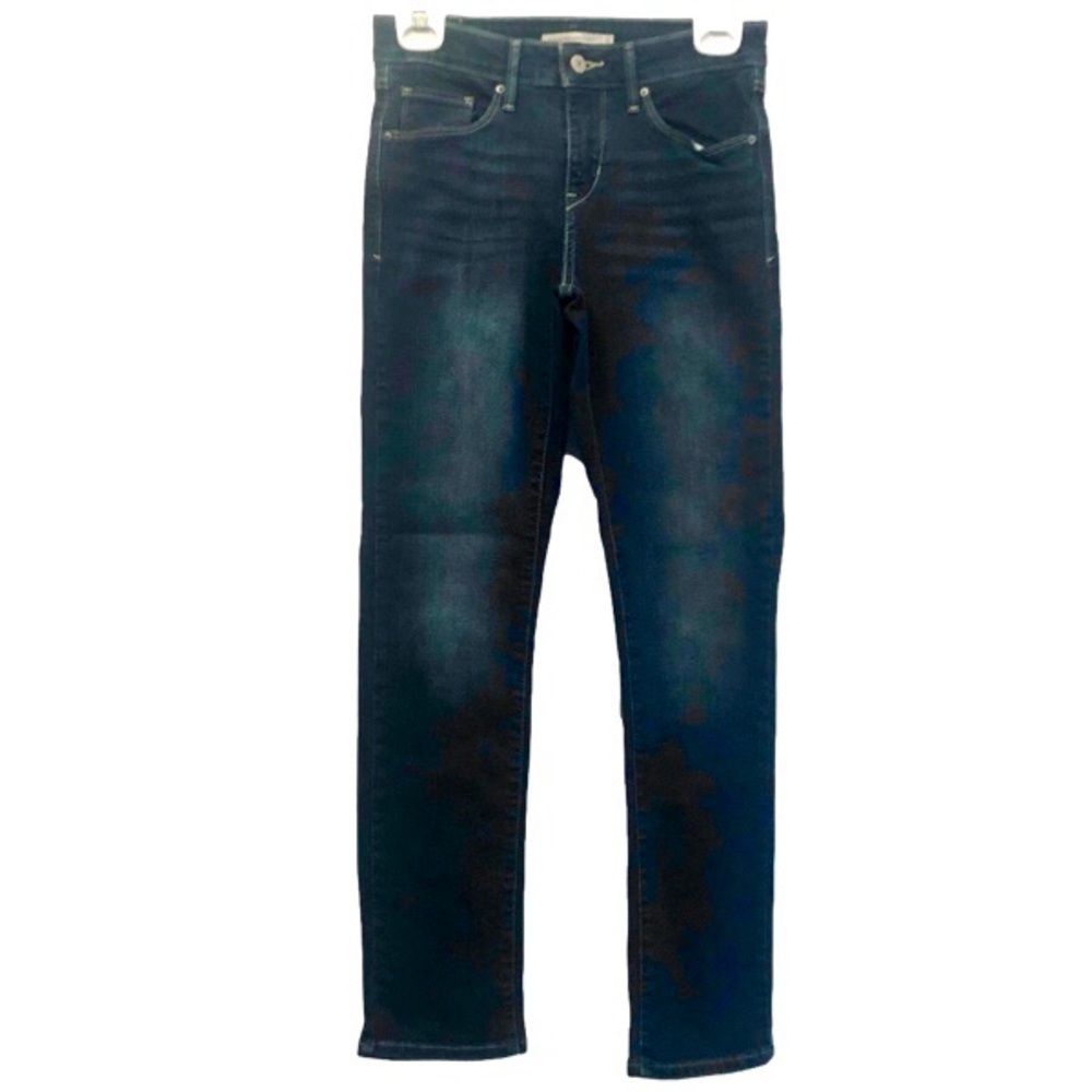 Levi’s Classic Mid Rise Skinny Jeans in Dark Blue Women’s 6 - Picture 2 of 7